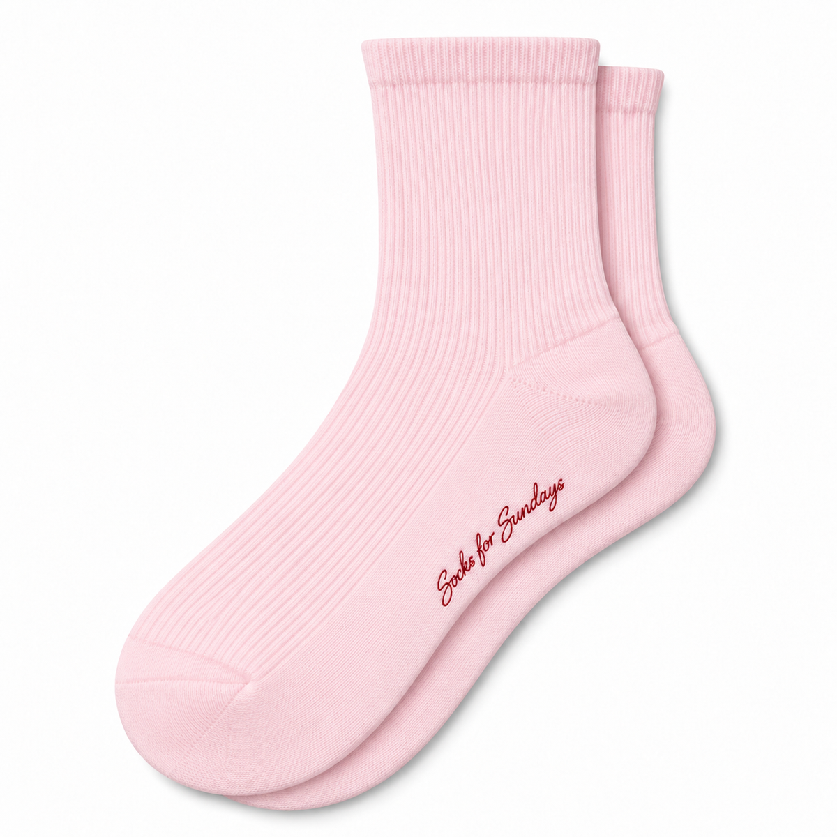 Women's Ribbed Socks – Pink